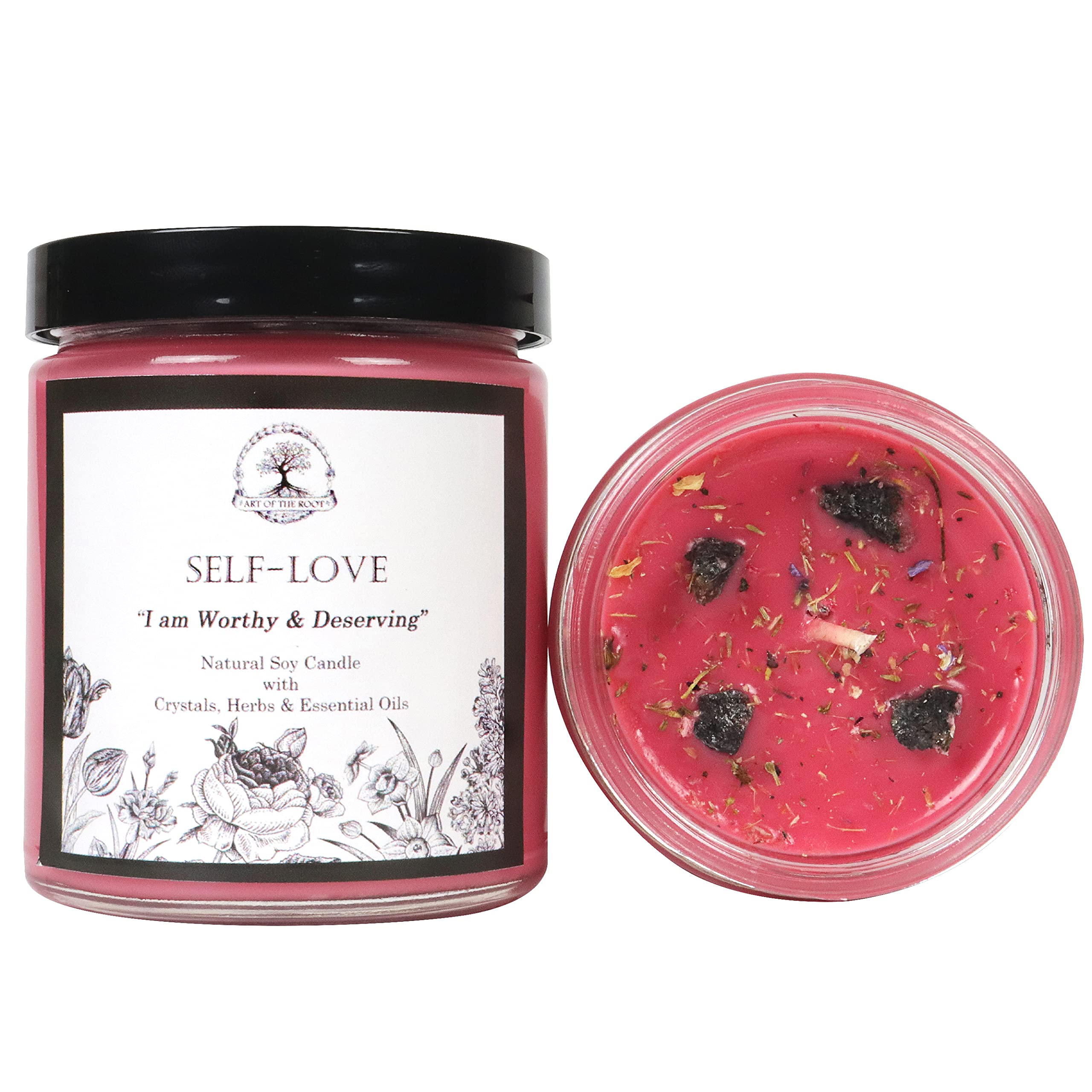 Amazon.com: Self Love Affirmation Candle | 9 oz Natural Soy Wax